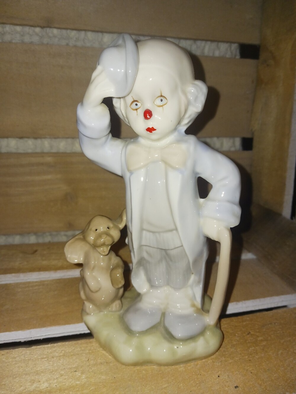 Beautiful Vintage Clown Figurine
